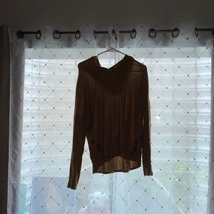 yellow and brown hoodie